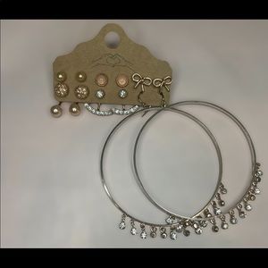 ⭐️ Beautiful Set of Earrings - 6 Pairs